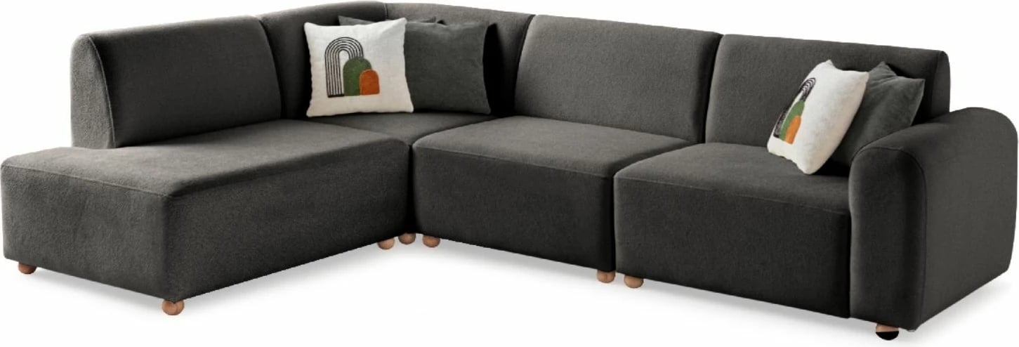 Këndare S-Loft majtas, ngjyrë antracit, Atelier del Sofa