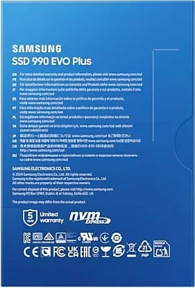 SSD Samsung 990 EVO Plus, 4TB, M.2 2280, PCI-Express, i zi