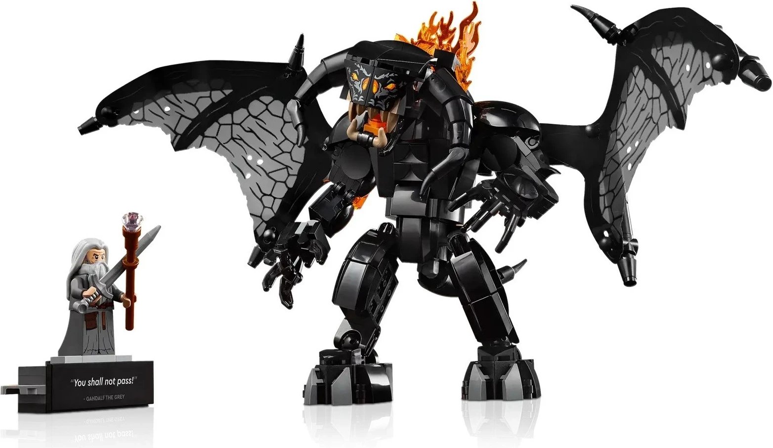 Set LEGO ICONS Lord of the Rings Balrog Book Nook, 10367, për të rritur, 1 minifigurë Set LEGO ICONS Lord of the Rings Balrog Book Nook, 10367, për të rritur, 1 minifigurë
