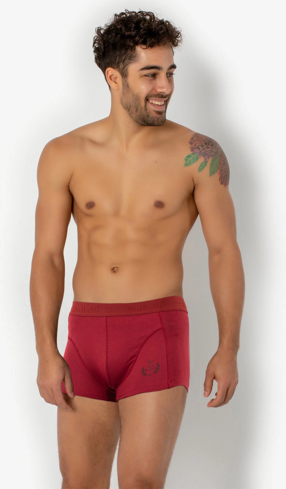 Boxer short Jumeon, ngjyrë e kuqe Claret, 002-000707