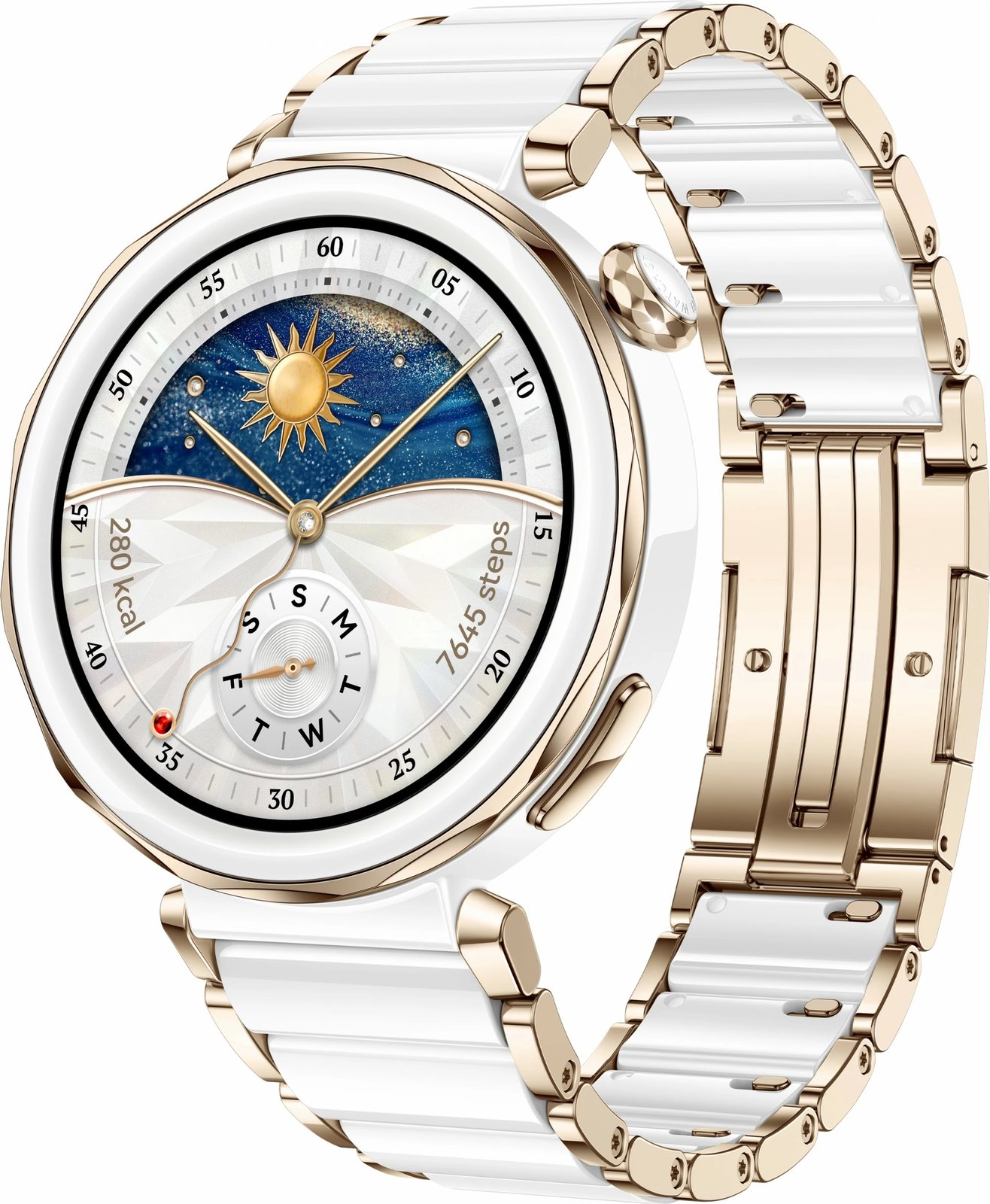 Smartwatch Huawei WATCH GT5 Pro 42mm, AMOLED, GPS, bardhë Smartwatch Huawei WATCH GT5 Pro 42mm, AMOLED, GPS, bardhë