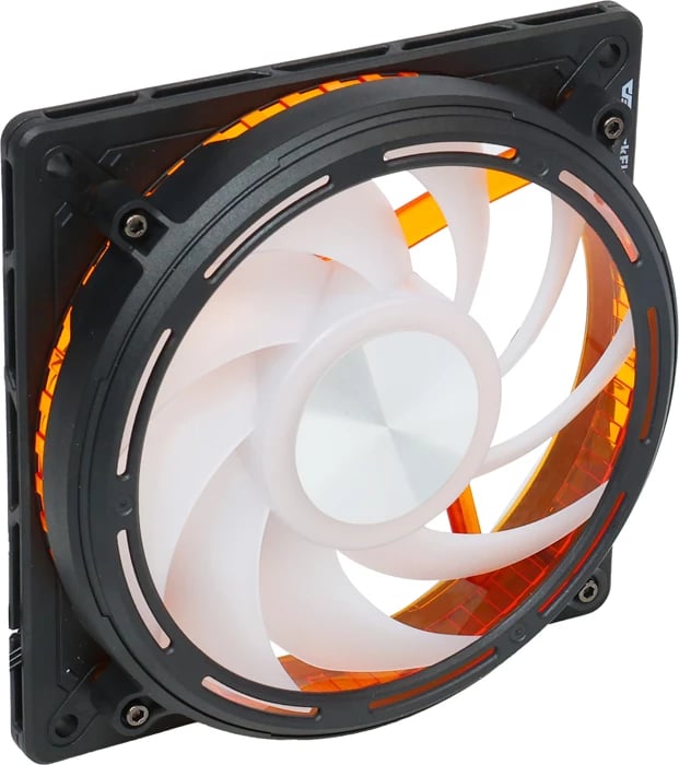 Ventilator ftohës kompjuteri, Darkflash DE8, 120 mm ARGB 5V, 4-pin PWM, zi, set 1 copë