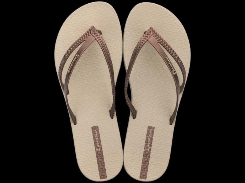 Flip-flopa për femra Ipanema, bezhë