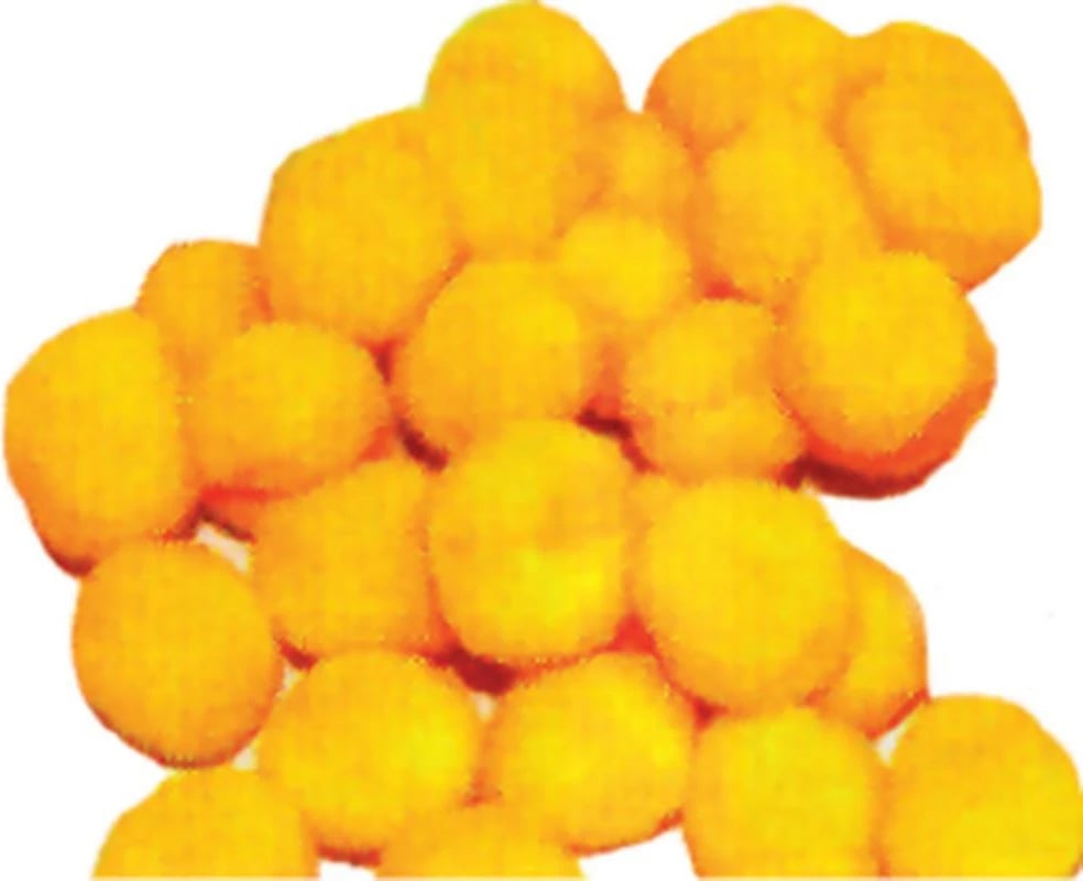 Pom pom NEXT 3cm, 100 copë, Verdhë