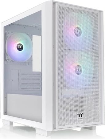 Kasë Thermaltake Versa H16 TG, Micro Tower, ARGB, xham i temperuar, e bardhë