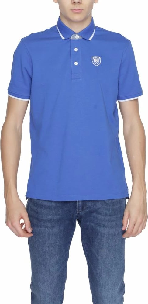 Maicë polo Blauer për meshkuj, e kaltër