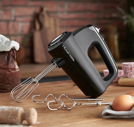 Mikser dore Russell Hobbs 24672-56, 350W, 5 shpejtësi, Turbo, i zi
