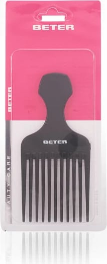 Krehër afro me dy dhëmbë Beter 18cm unisex