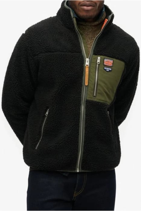 Jakne Superdry për meshkuj, e zezë