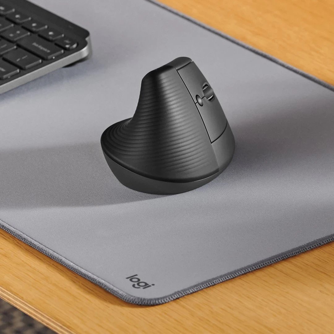 Mausi Ergonomik Logitech Lift, Grafite
