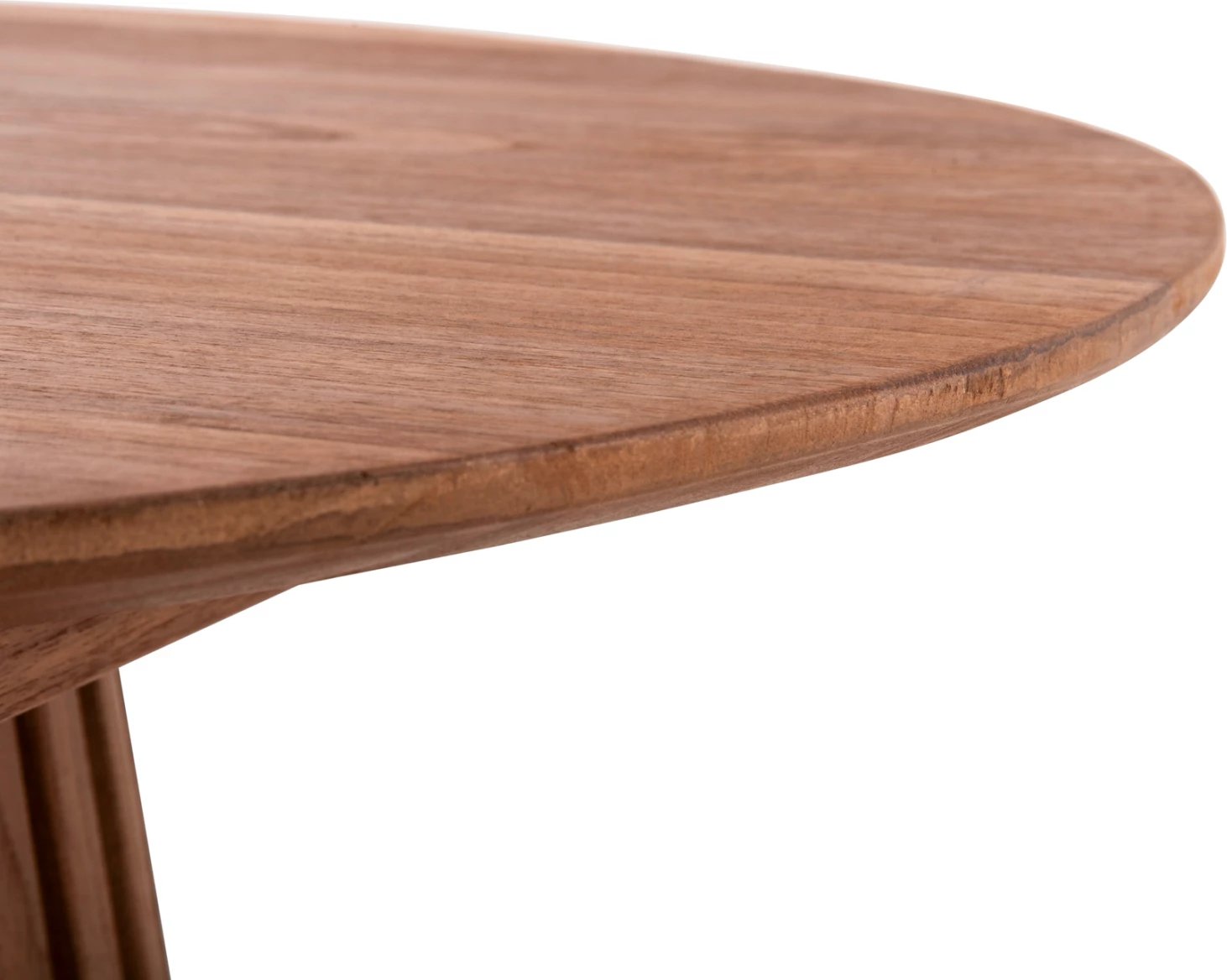 Tavolinë kafeje e rrumbullakët FRANTZ FH9523.11 dru MINDI i fortë, ngjyrë natyrale, Φ100X45H cm