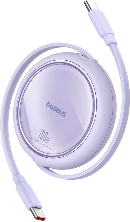 Kabllo USB-C në USB-C Baseus Free2Draw, 1m, 100W, vjollcë Kabllo USB-C në USB-C Baseus Free2Draw, 1m, 100W, vjollcë