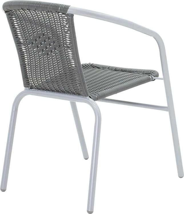 Karrige Obbi metal-pe ngjyrë gri