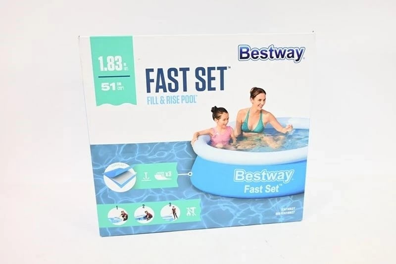 Pishinë e fryrë Bestway 57392, rrumbullakët, 940 L, kaltër
