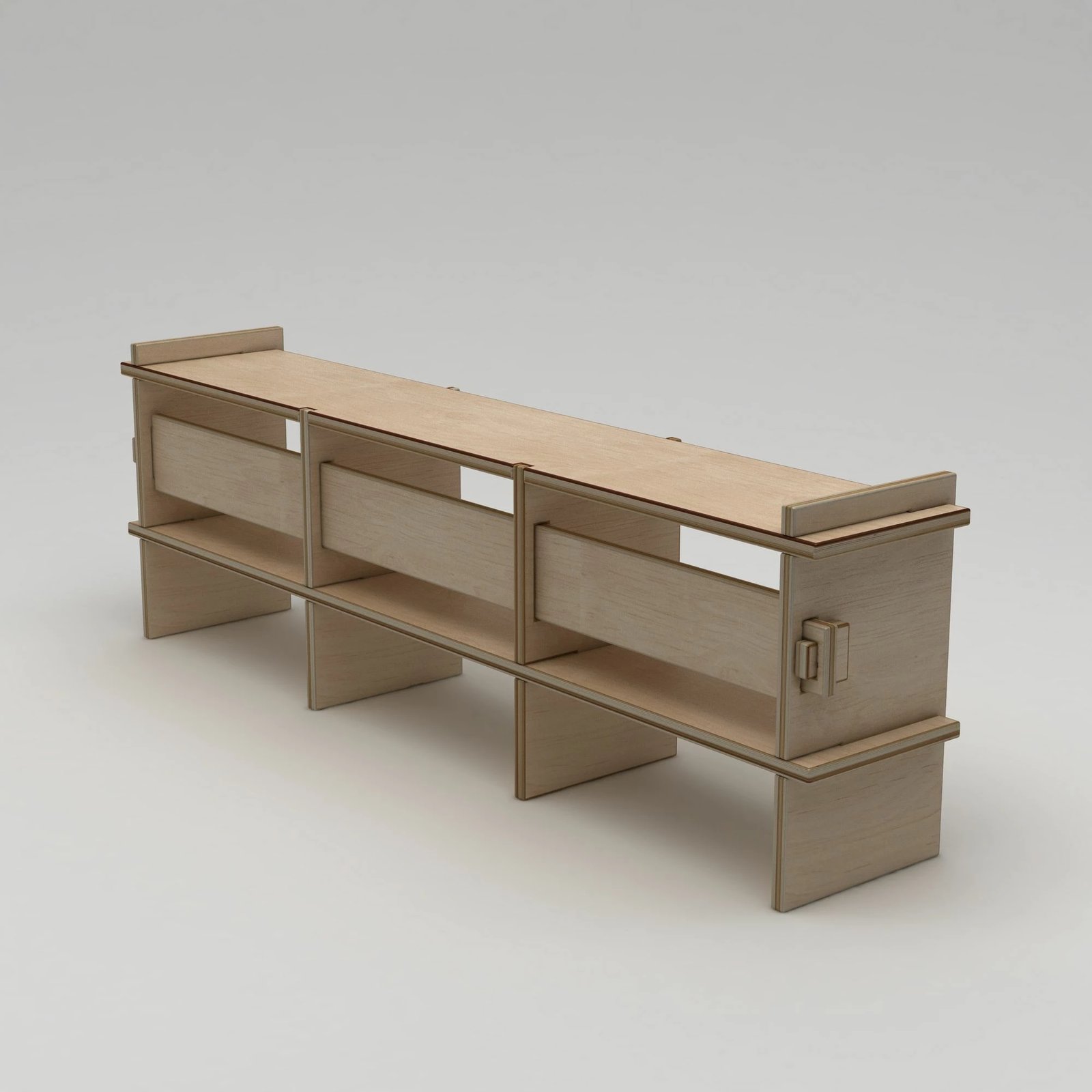 Komodë për TV Skye Decor, ngjyrë druri natyral, Lucis