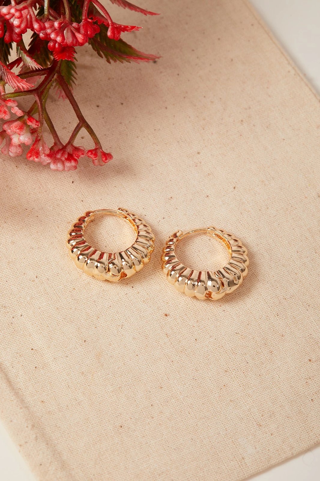 Vathë metalik Elika, ngjyrë ari, ELKGC68065