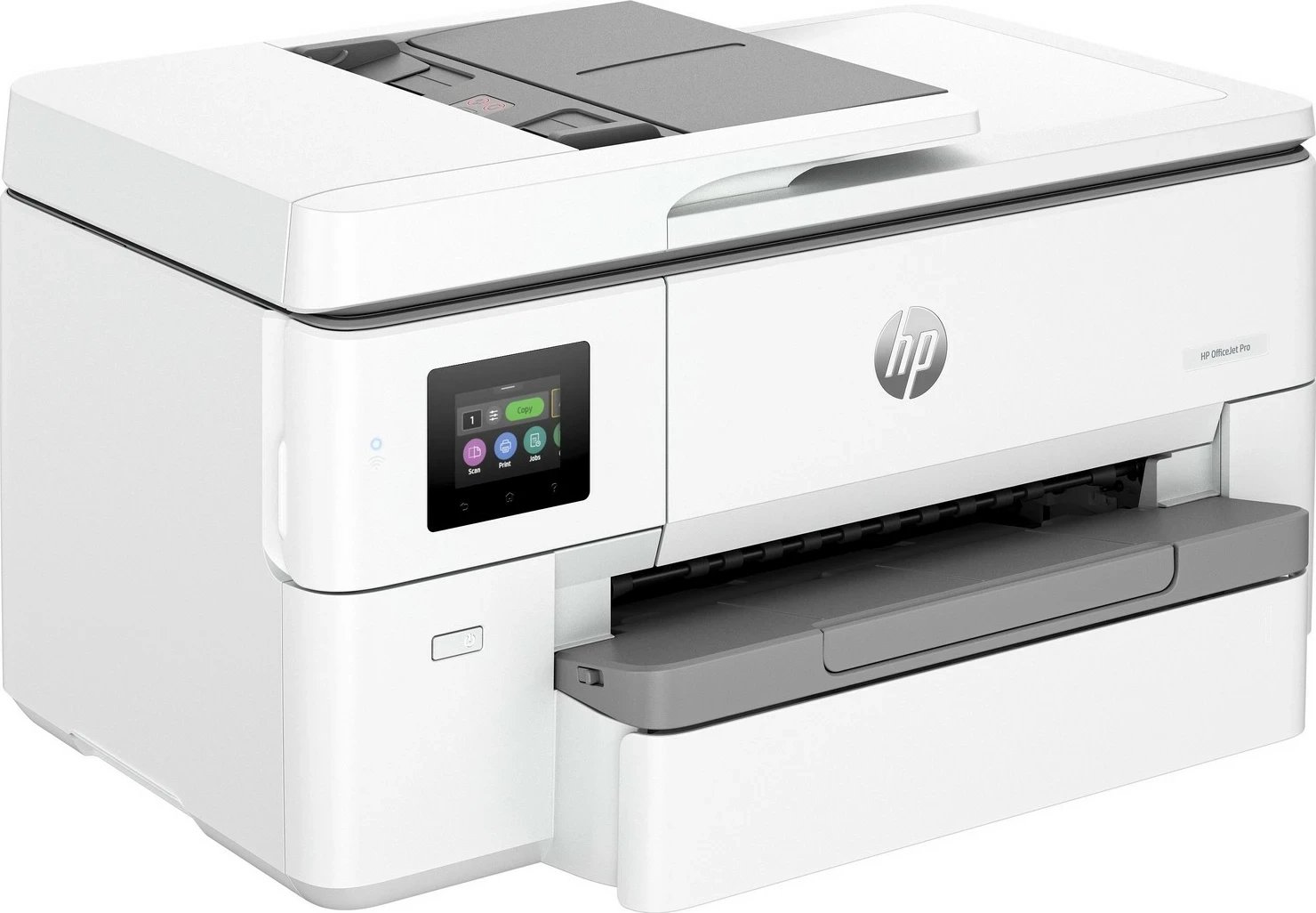 Printer HP OfficeJet Pro 9720e, WiFi, A3, Duplex, AirPrint, Instant Ink, HP+, bardhë-gri
