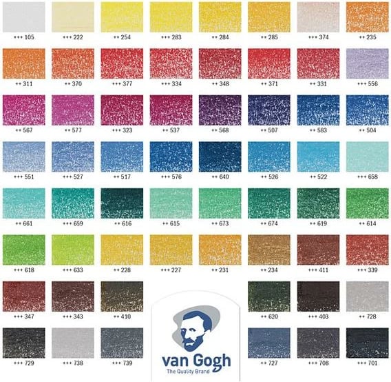 Set lapsash me ngjyra Talens van Gogh 60 copë Set lapsash me ngjyra Talens van Gogh 60 copë