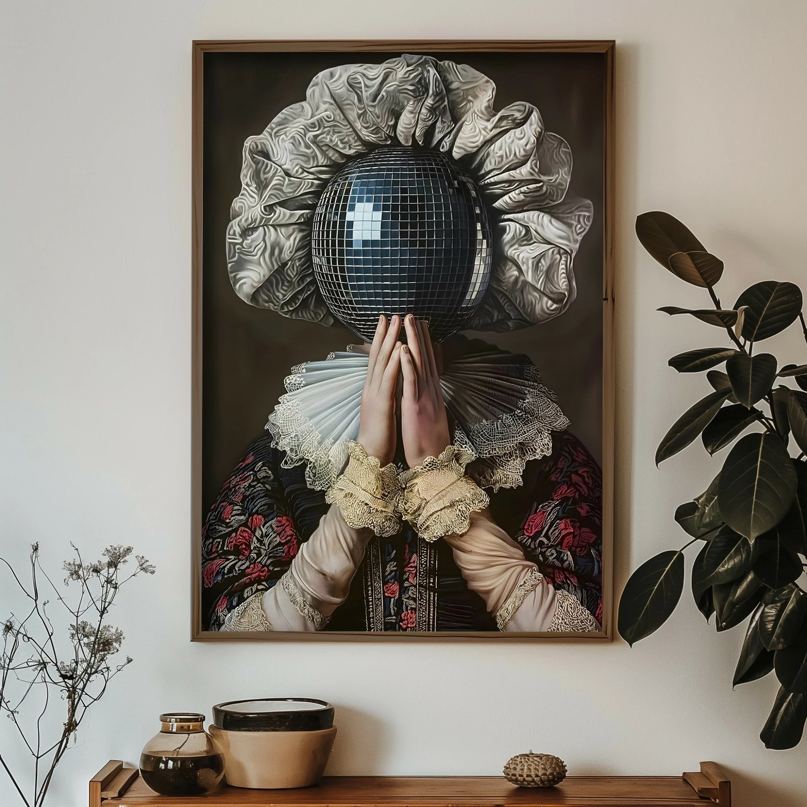 Pikturë dekorative me kornizë MDF, shumëngjyrëshe, GE130-L