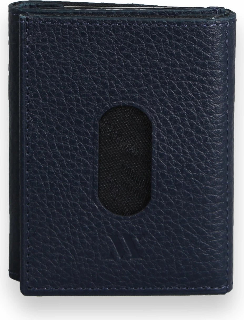 Portofol lëkure, ngjyrë navy blue, Zoozie Bags, 4489