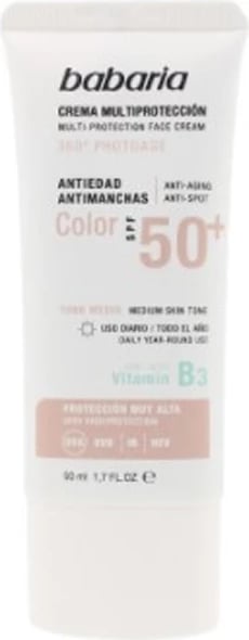 Krem fytyre me ngjyrë Babaria Solar Multiprotection Anti-Spot SPF50, 50ml