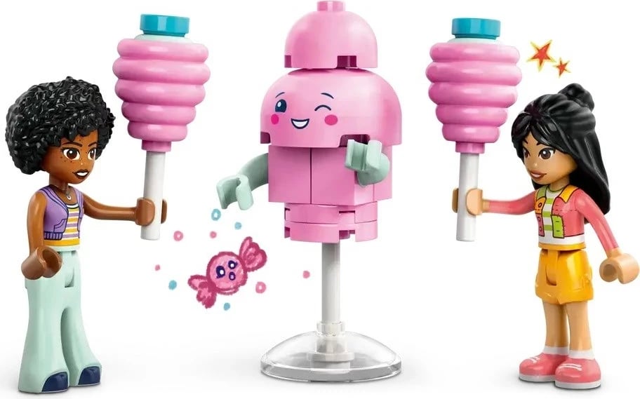 Lodra LEGO Friends 42643, Stenda e Sheqerit të Mbështjellë dhe Skuter, Rozë Lodra LEGO Friends 42643, Stenda e Sheqerit të Mbështjellë dhe Skuter, Rozë