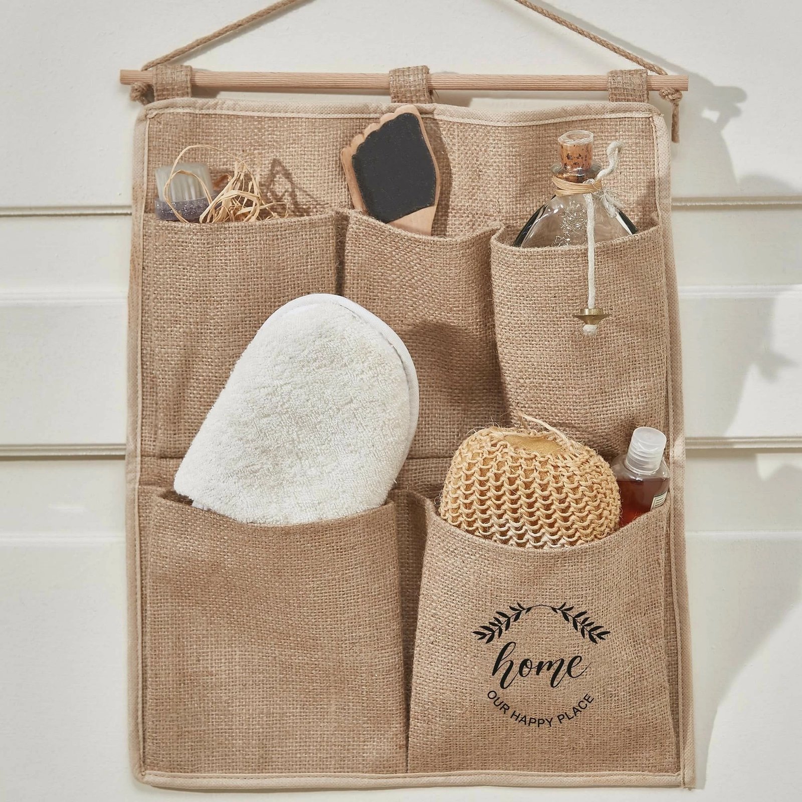 Organizues prej jute, ngjyrë kafe e çelët, Aberto Design, YLC407