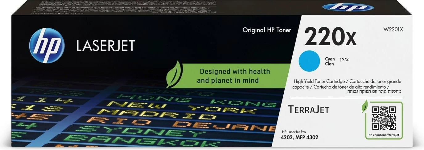 Toner HP 220X LaserJet, Cyan Toner HP 220X LaserJet, Cyan