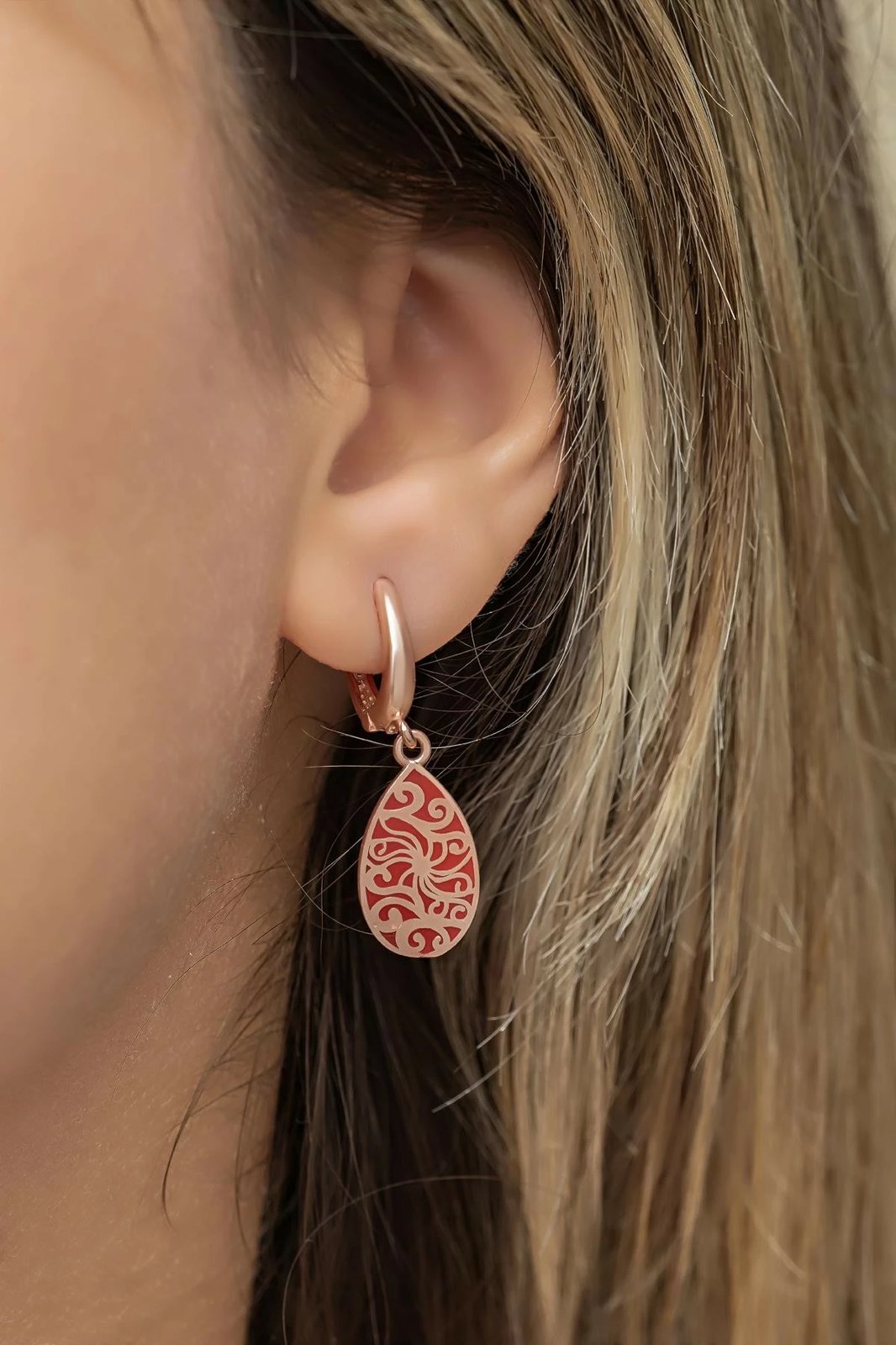 Vathë argjendi, ngjyrë rozë ari dhe e kuqe, Jumeon, NRZ999335