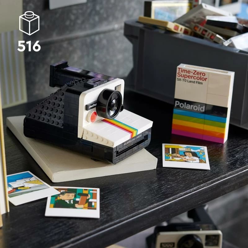 Set LEGO Ideas Polaroid OneStep SX-70 21345, 516 copëza, 18+