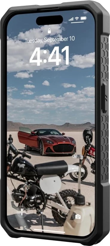 Mbështjellës telefoni Urban Armor Gear 114221114242, për Apple, karbon, 6.1 inç, i zi