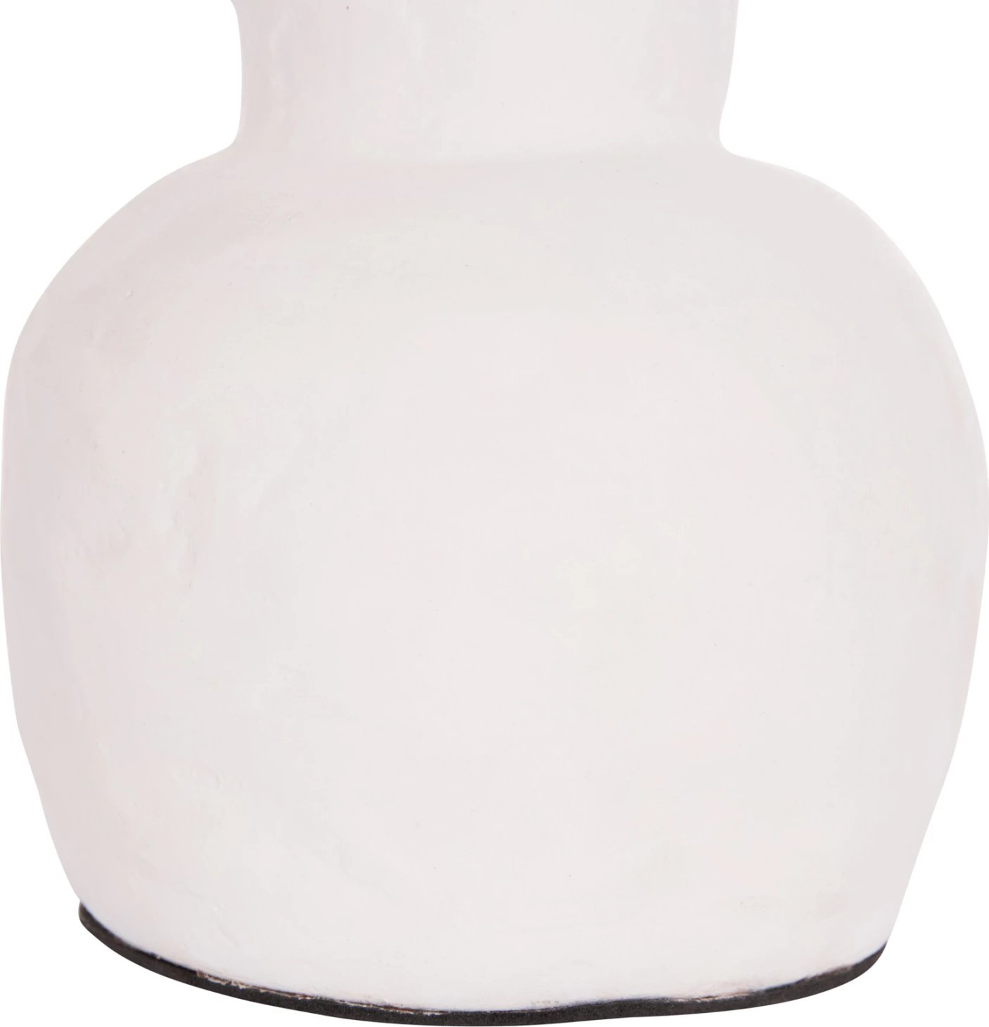 Vazo dekorative CLAYVON, terrakotë, ngjyrë e bardhë, FH4406, 14x20cm