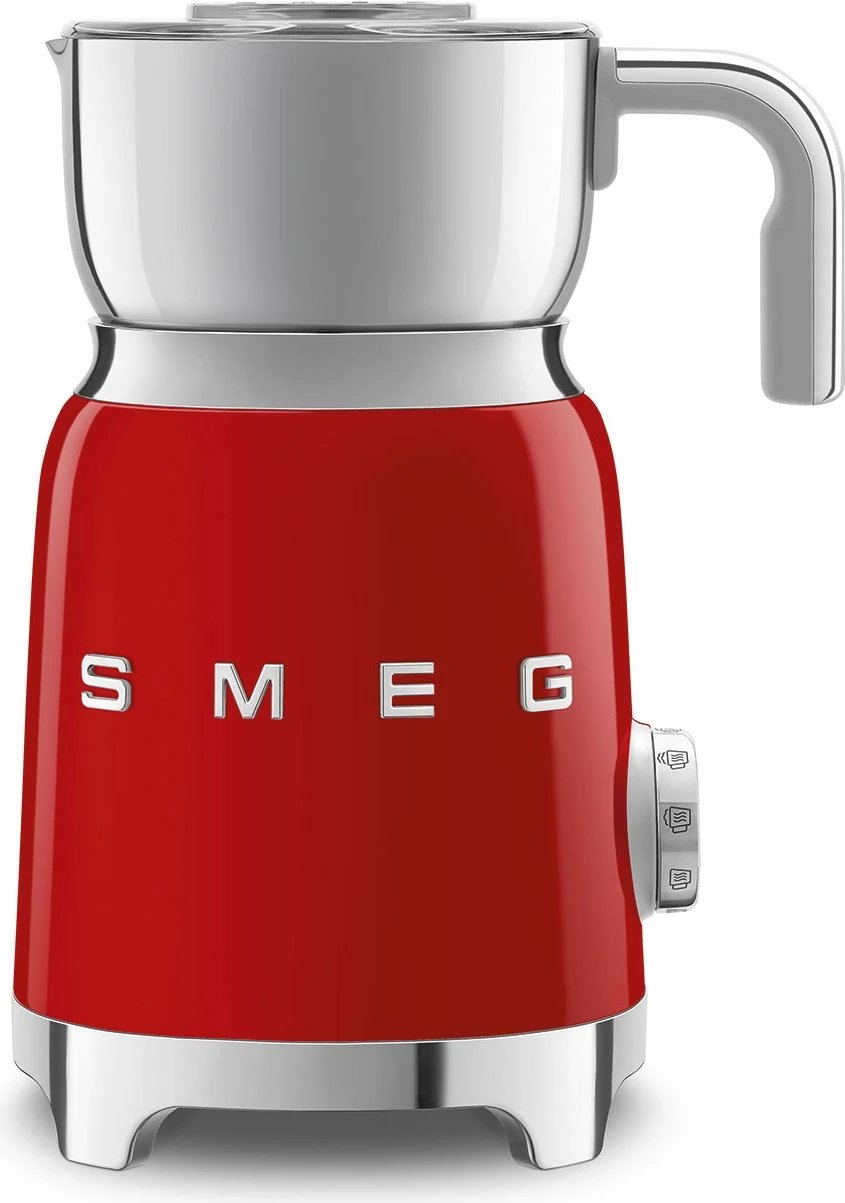 Makineri shkumë qumështi SMEG MFF11RDEU, 500W, inox, e kuqe