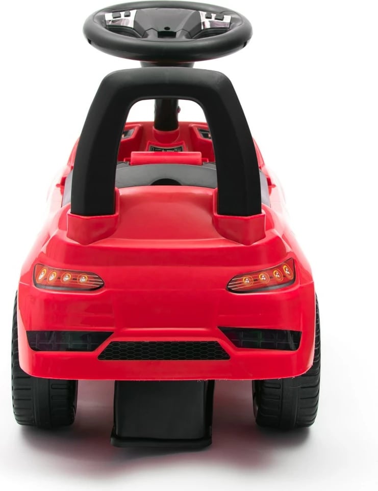 makinë ecëse për fëmijë, Baby Mix, RACER, 12m+, ngarkesa 25 kg, me panel zëri, e kuqe