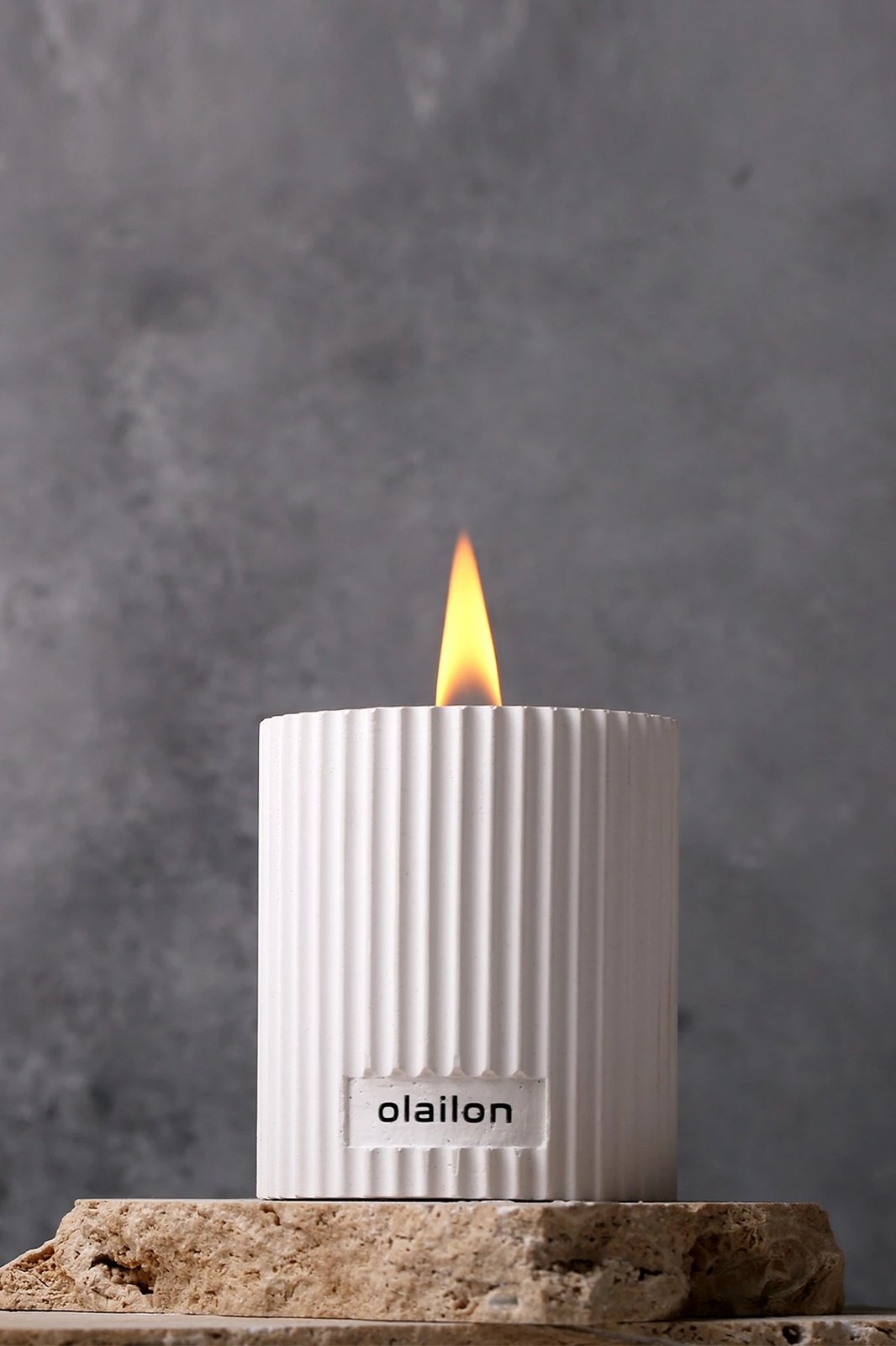 Qiri dekorativ Aberto Design Damla, i bardhë