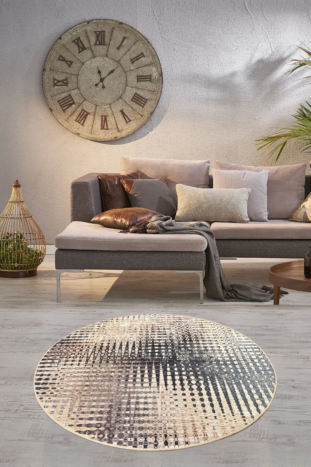 Qilim rrumbullakët, shumëngjyrësh, Conceptum Hypnose Fusion, 100 cm