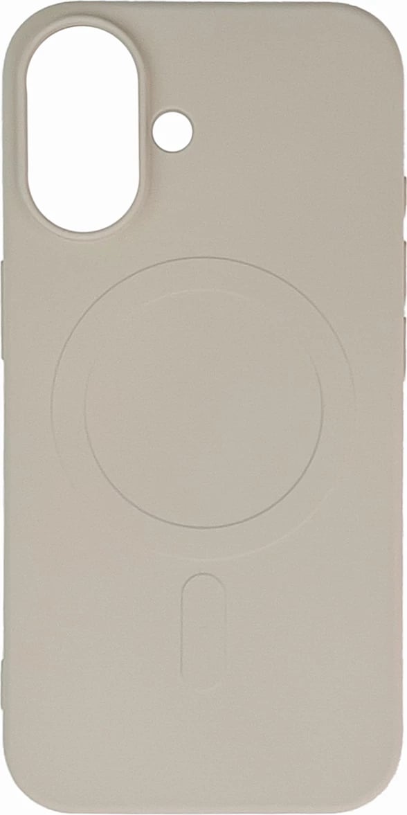 Mbështjellës Hurtel Liquid Silicone Case MagSafe për iPhone 16, bezhë