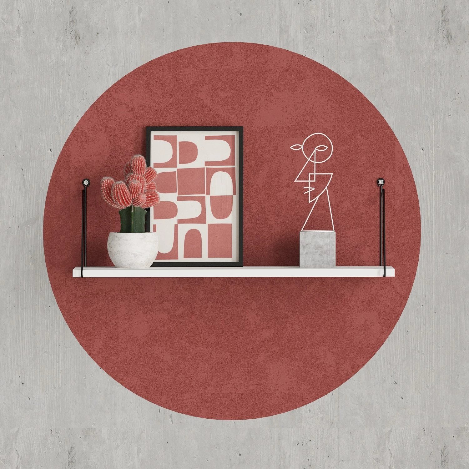 Raft muri Armoni, i bardhë, Hanah Home