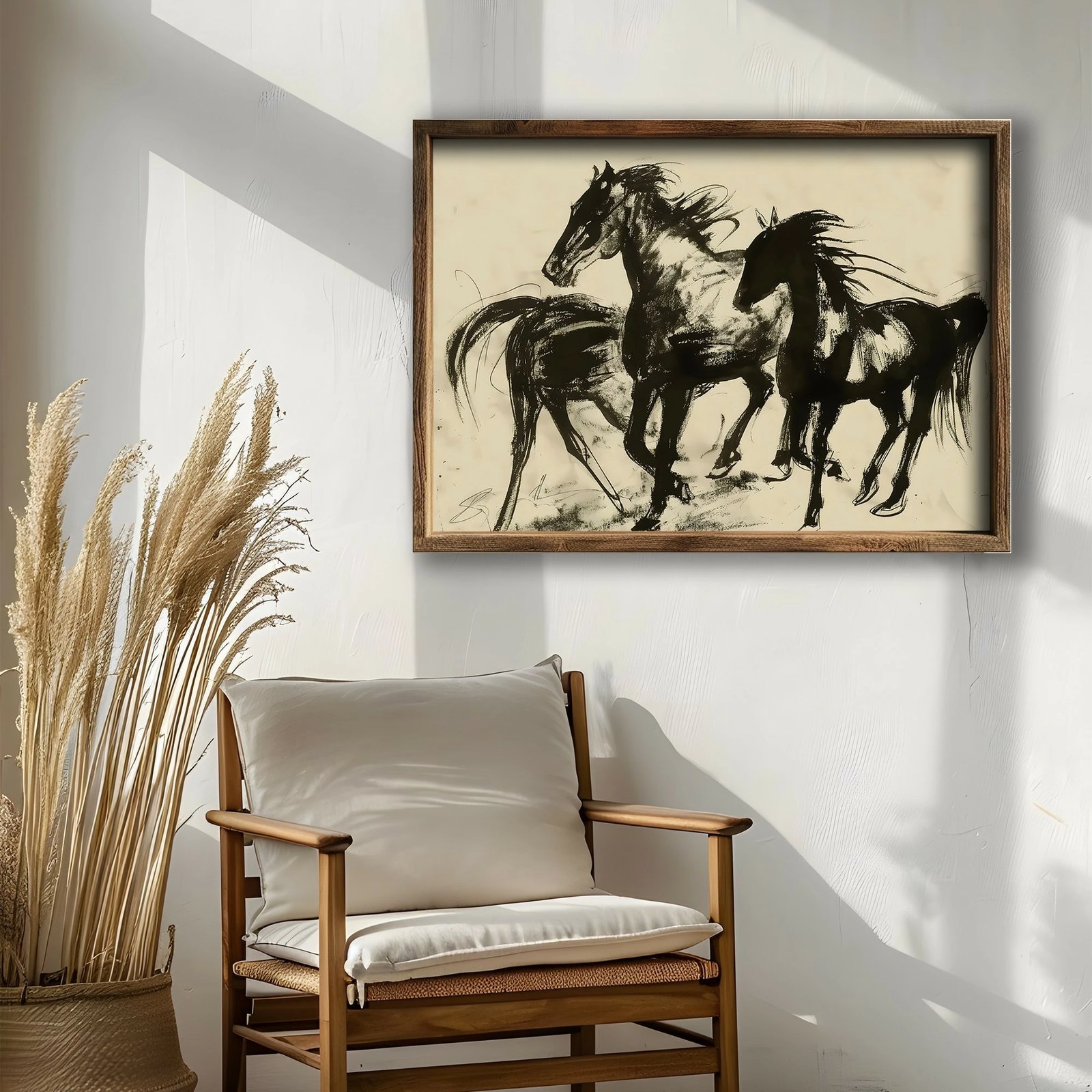 Pikturë dekorative me kornizë, MDF, shumëngjyrëshe, Wallity, GE167-L