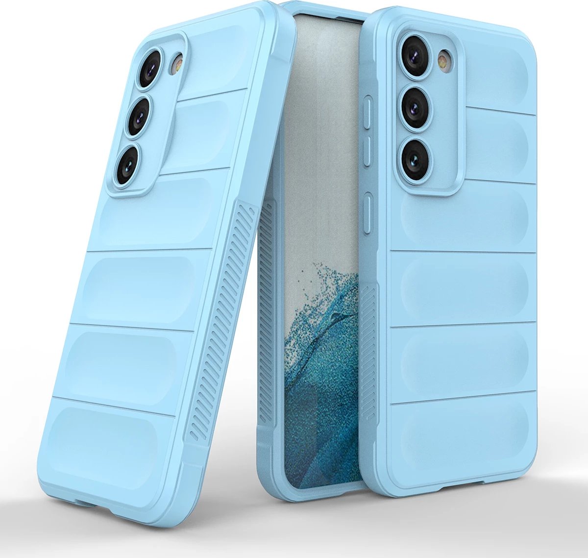 Mbështjellës Hurtel Magic Shield Case për Samsung Galaxy S23+, kaltër e çelët Mbështjellës Hurtel Magic Shield Case për Samsung Galaxy S23+, kaltër e çelët