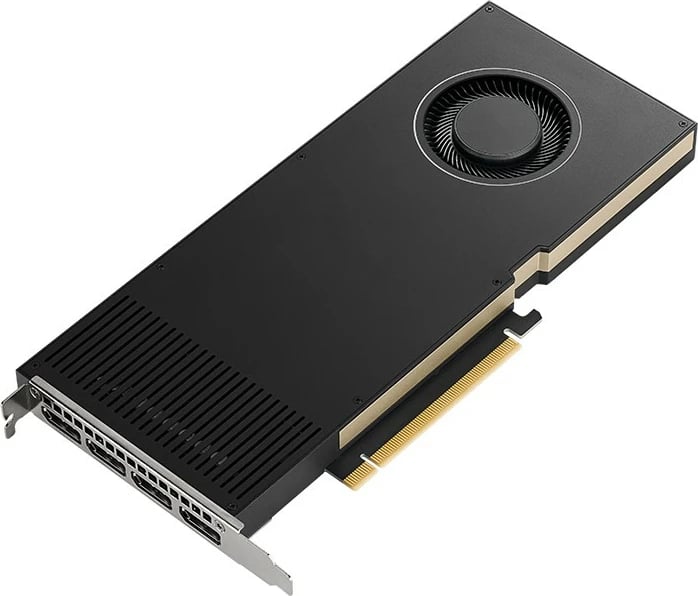 Kartelë grafike PNY RTX A4000, 16 GB, GDDR6, 256 bit, 7680 x 4320 pixels, PCI Express x16 4.0