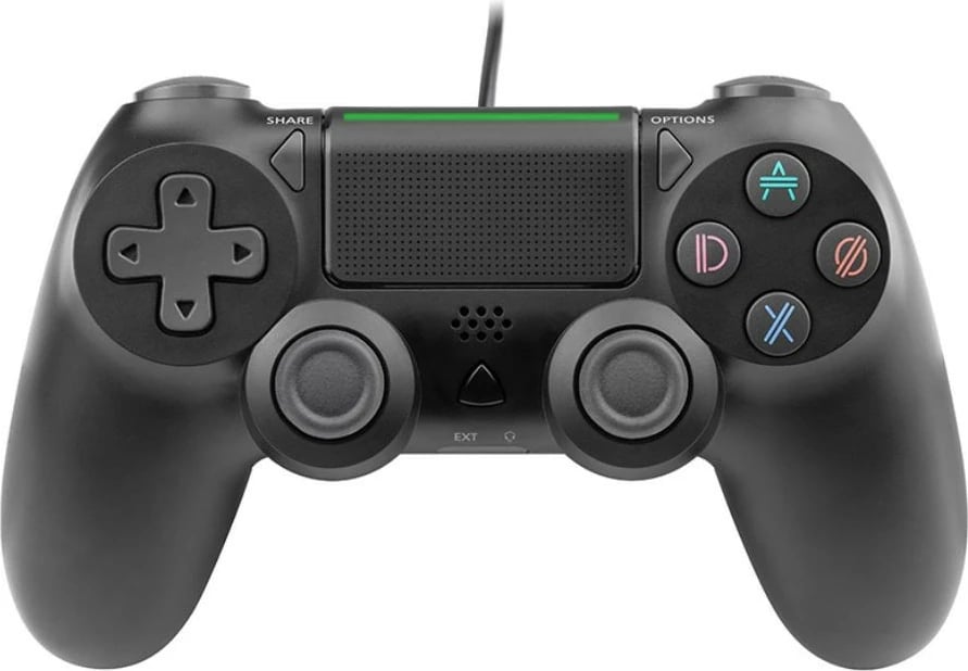 Gamepad Tracer Shogun PRO për PC/PS3/PS4, me kabllo, i zi