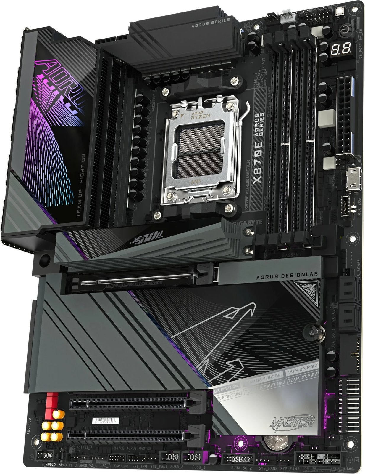 Pllakë amë Gigabyte X870E AORUS MASTER, Socket AM5, DDR5, Wi-Fi 7
