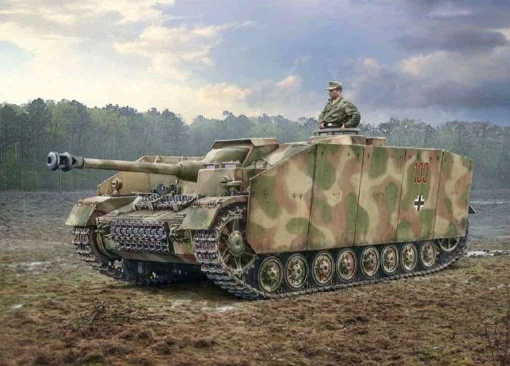 Model plastik tank Italeri Sd.Kfz.167 Sturmgeschütz IV 1:35, kamuflazh
