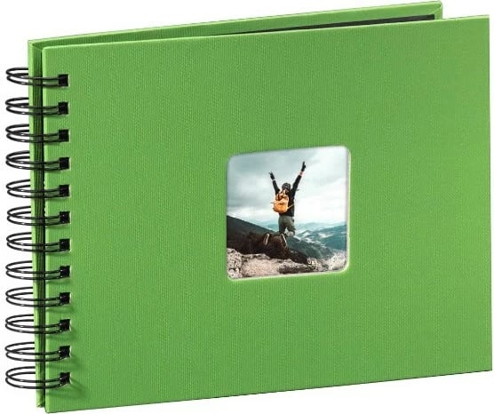 Album foto Hama Fine Art Spiral 24x17, 50 faqe të zeza, e gjelbër Album foto Hama Fine Art Spiral 24x17, 50 faqe të zeza, e gjelbër