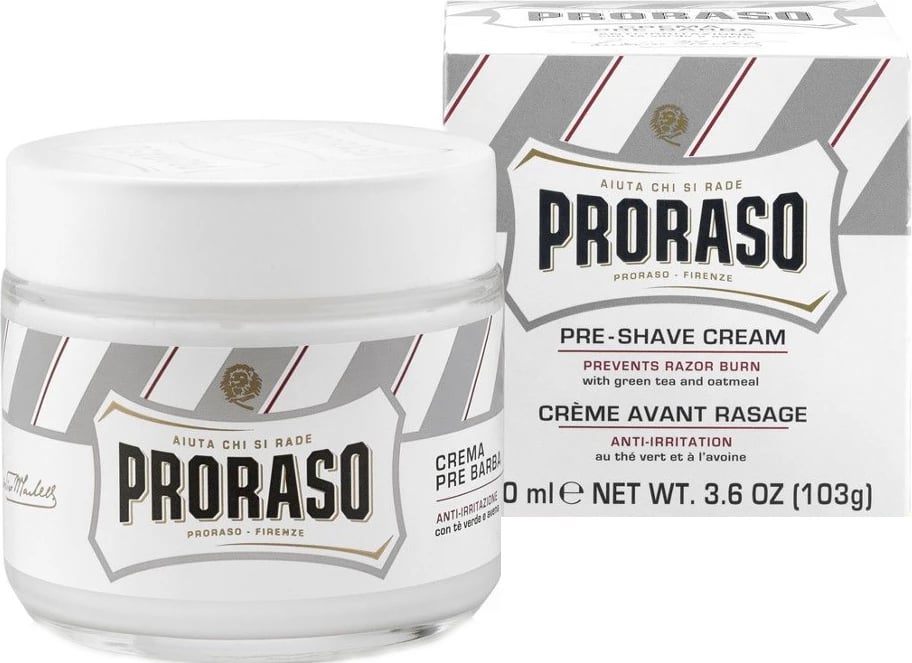 Krem para rruajtjes për meshkuj Proraso me vaj eukaliptusi, 100ml