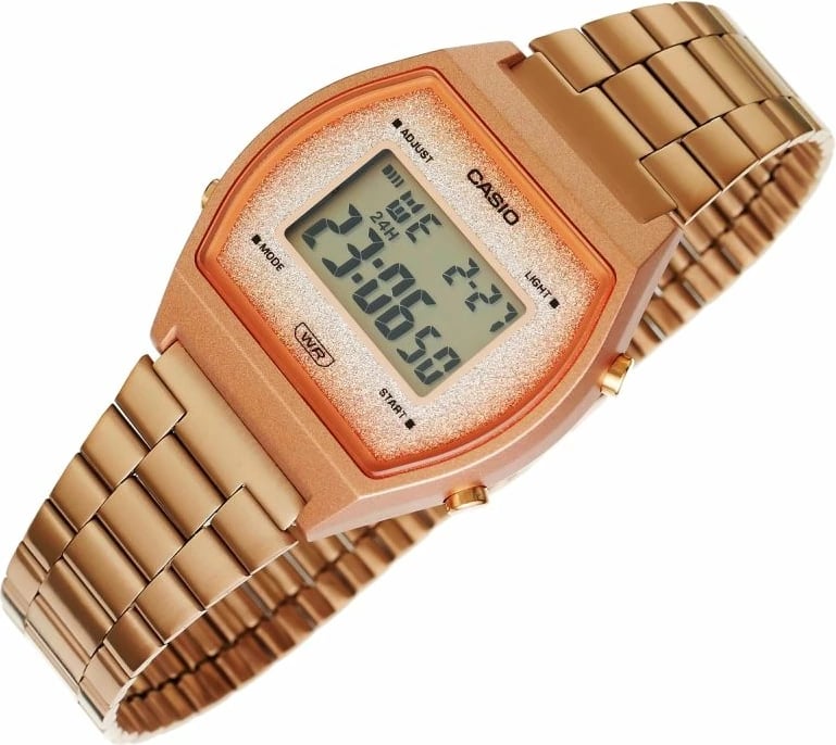 Orë dore Casio për femra, rozë