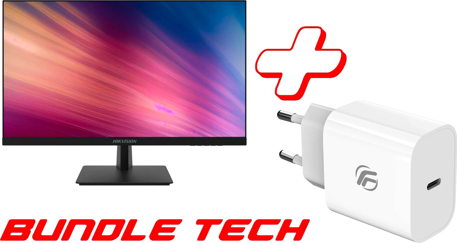 Monitor Hikvision 27 inç DS-D5027FN01 + Karikues Fenner Tech 20W USB-C