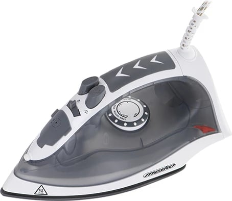 Hekur me avull, Mesko, 5037, 2800W, pllakë qeramike, depo uji 170 ml, gri