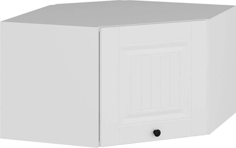 Dollap muri për qoshe, ngjyrë e bardhë, Skye Decor, membranë